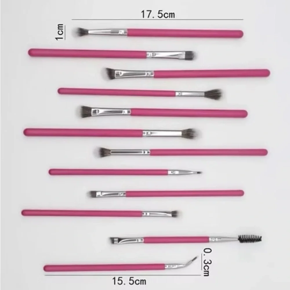 12-Piece Eye Makeup Brush Set – Blend, Shade & Define with Ease!